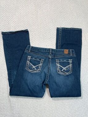 BKE denim Kate Jeans Style #BK20101R Dark Wash Size 33x31 1/2